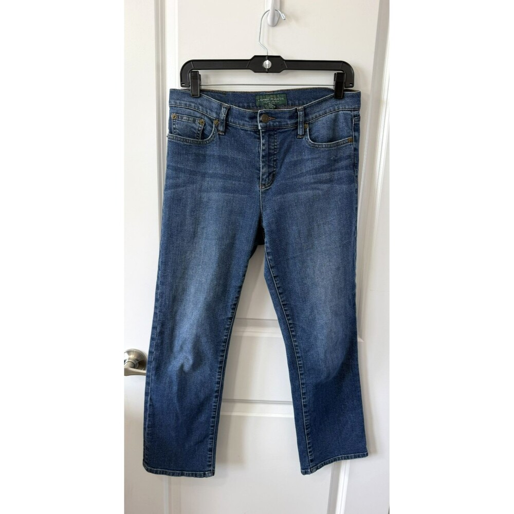 LRL Lauren Jeans CO Ralph Lauren Womens Denim Petite Classic Straight 8P